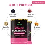 Honey Sticks - Manufacturer Women's Hormone Shilajit Shatavari Saffron Gynaec