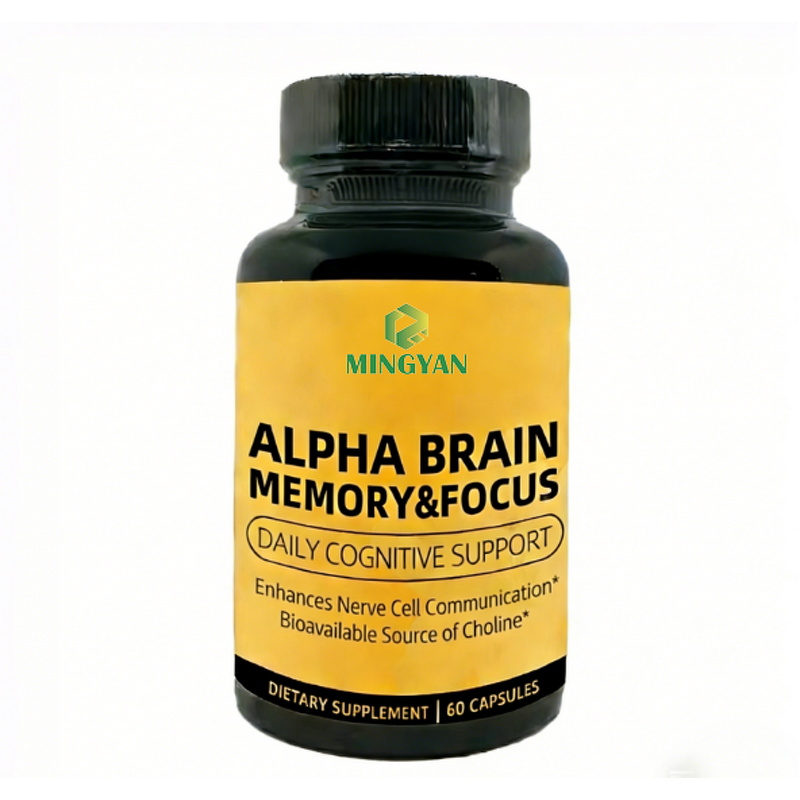Alpha GPC Capsules - Manufacturer GMP Natural Nootropic Brain Memory Focus Boost