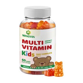 Kids Multivitamin Gummies - Manufacturer OEM/ODM Immune Bone Plant-Based C & D