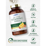 Vitamin C Caplets - Manufacturer 1000mg Wild Rose Hips Non-GMO Immune 500Ct