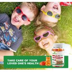 Kids Multivitamin Gummies - Manufacturer OEM/ODM Immune Bone Plant-Based C & D