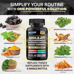 Shilajit Supplement - Manufacturer OEM/ODM 8-in-1 Ashwagandha Ginseng Energy Stress
