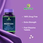Melatonin Tablets - Manufacturer Wholesale Fast Dissolve Nighttime Sleep Stress