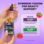 Biotin Collagen Drops - Manufacturer OEM/ODM Hair Growth Skin Hydration Brighten