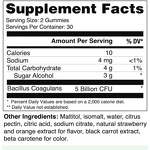 Probiotic Gummies - Manufacturer 5B CFU Bacillus Coagulans Digestive Immune