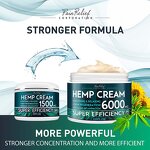 Hemp Cream - Manufacturer Turmeric MSM 1000MG Anti-Inflammatory Joint Muscle