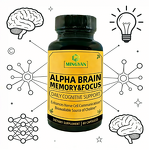 Alpha GPC Capsules - Manufacturer GMP Natural Nootropic Brain Memory Focus Boost