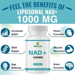 Liposomal NAD+ Capsules - Manufacturer OEM/ODM 1000mg 60Ct Anti-Aging Senior