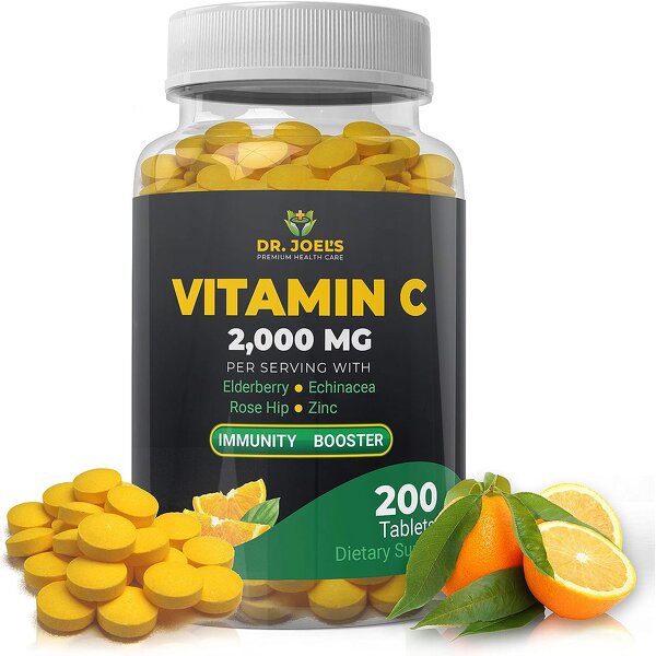 Vitamin C Supplement - Manufacturer Private Label 2000mg Elderberry Echinacea