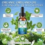 Oregano Oil Drops - Manufacturer OEM/ODM Organic 60%Carvacrol Vitamin E MCT