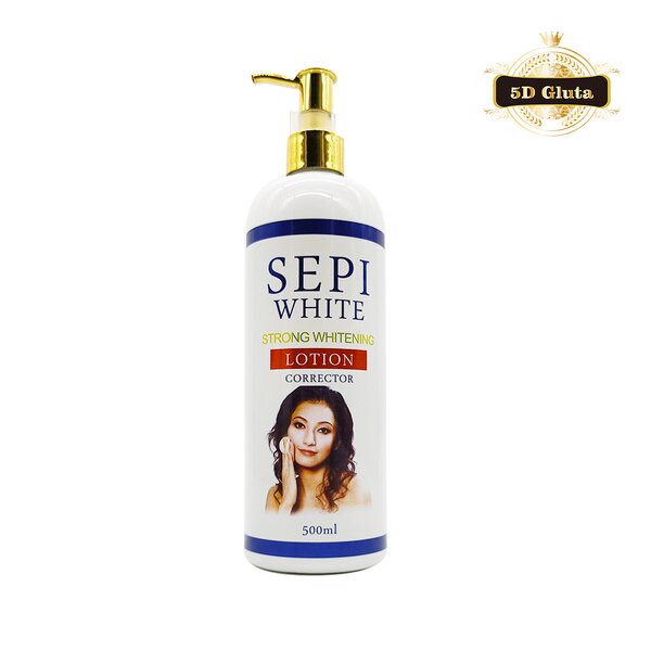 5D Gluta Lotion - Manufacturer Sepi White Whitening Corrector Fade Dark Spots 500ml