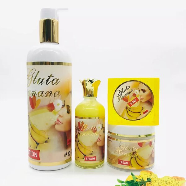Banana Skin Care Set - Manufacturer OEM Gluta Best Organic Whitening Skincare Women