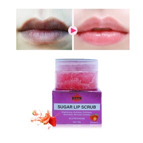 Lip Scrub - Manufacturer Private Label Brightening Hydrating Repair Vegan Strawberry