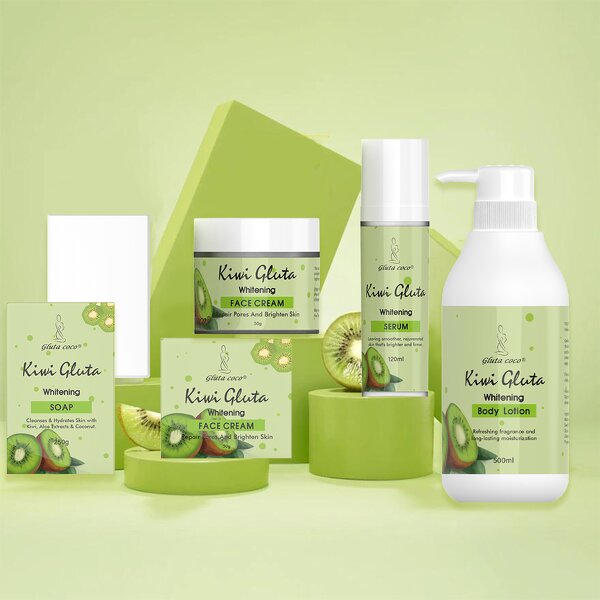 Kiwi Gluta Skin Set - Manufacturer OEM Whitening Repair Pores Long-lasting Moisturization