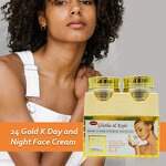 24k Gold Skin Set - Manufacturer Anti Aging Wrinkles Ladies Skincare Black Women