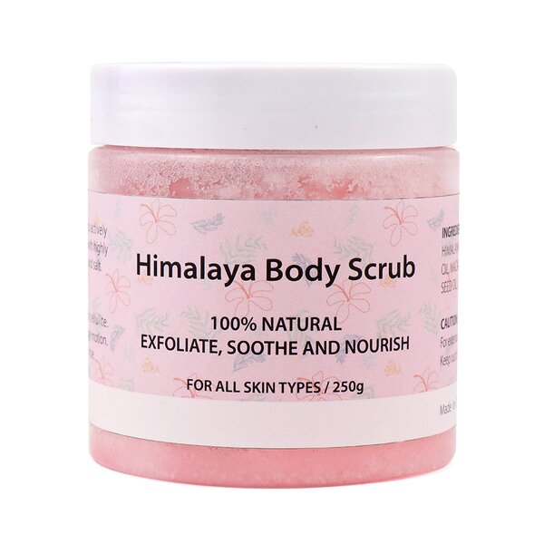 Himalayan Salt Scrub - Manufacturer 100% Natural Moisturizing Exfoliate Soothe 250g