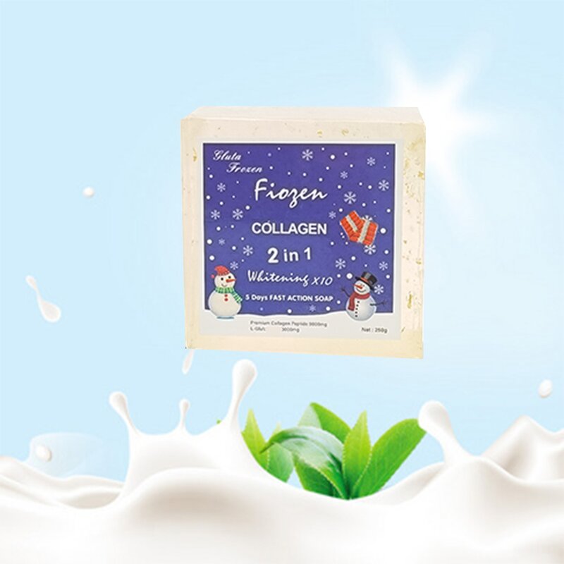 Frozen Collagen Soap - Manufacturer 2 in 1 5D Gluta Fast Action Anti Tache 50g