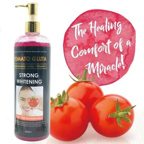 Tomato Gluta Shower Gel - Manufacturer 500ml Vitamin C SPF60 Remove Dead Skin