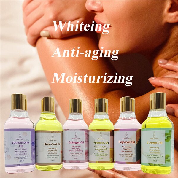 5D Gluta Body Oil - Manufacturer Whitening Firming Moisturizing Anti-oxidant Organic