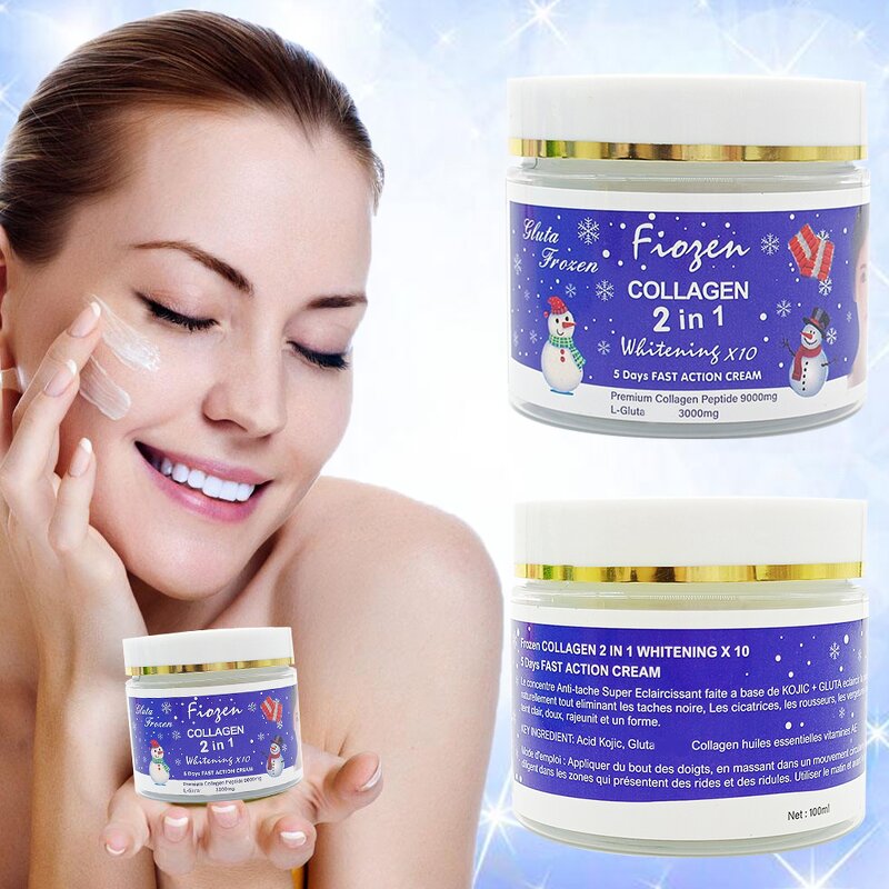Frozen Collagen Cream - Manufacturer 2 in 1 X10 7 Days Anti Tach Anti Aging
