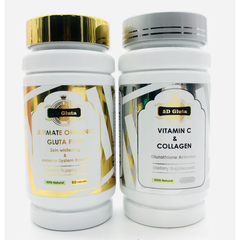 5D Gluta Pills - Manufacturer Ultimate Organic Whitening Immune Antioxidant Capsule