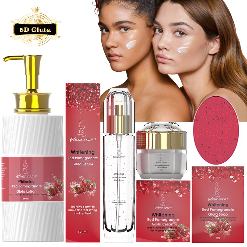 Pomegranate Skin Set - Manufacturer OEM Gluta Whitening Anti Wrinkle Moisturizing Radiant