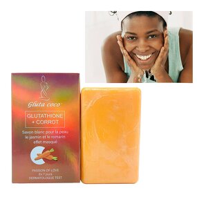 Gluta Coco Soap - Manufacturer Whitening Brightening Organic Carrot Handmade Bath