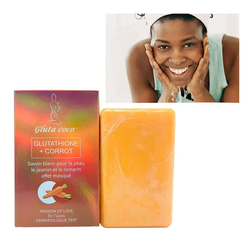 Gluta Coco Soap - Manufacturer Whitening Brightening Organic Carrot Handmade Bath