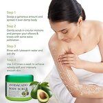 5D Gluta Avocado Scrub - Manufacturer Exfoliation Remove Dead Skin Lighten Elasticity