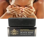 5D Gluta Black Soap - Manufacturer Exfoliating Glutathion Kojic Acid Argan Oil