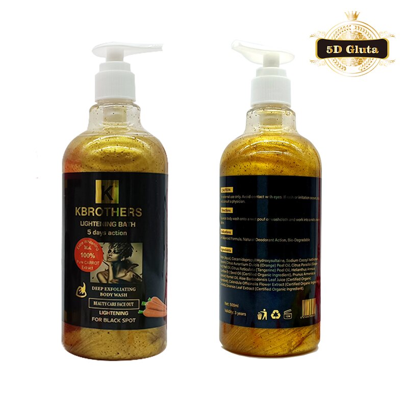 Kbrothers Shower Gel - Manufacturer 5D 5 Days Lightening Deep Exfloliating Black Spots