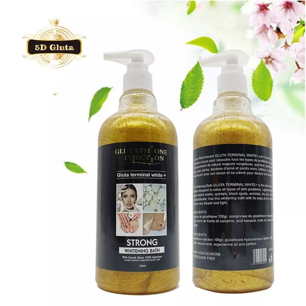 5D Gluta Shower Gel - Manufacturer Wholesale Private Label Body Whitening Black Skin