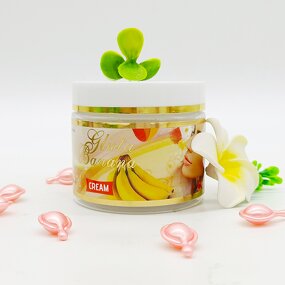 Banana Face Cream - Manufacturer Gluta Whitening Dark Spots Pimples Stretch Marks