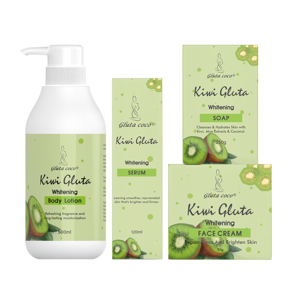 Kiwi Facial Set - Manufacturer Vegan Organic Brightening Remove Black Spots Skin Care