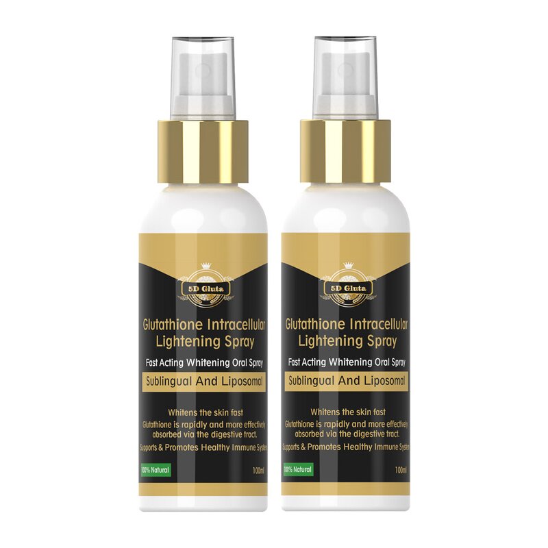 5D Gluta Oral Spray - Manufacturer Intracellular Lightening Fast Acting Whitening