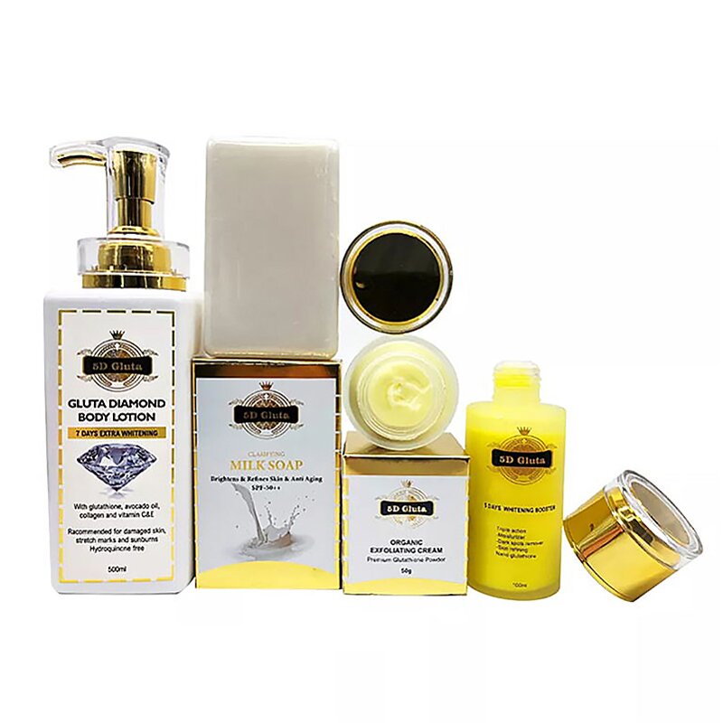 Whitening Skincare Set - Manufacturer Private Label Organic Brightening Facial Kit New