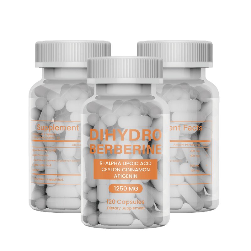 Dehydroberberine Capsules Manufacturer - HUAQING OEM 1250mg with Cinnamon & ALA