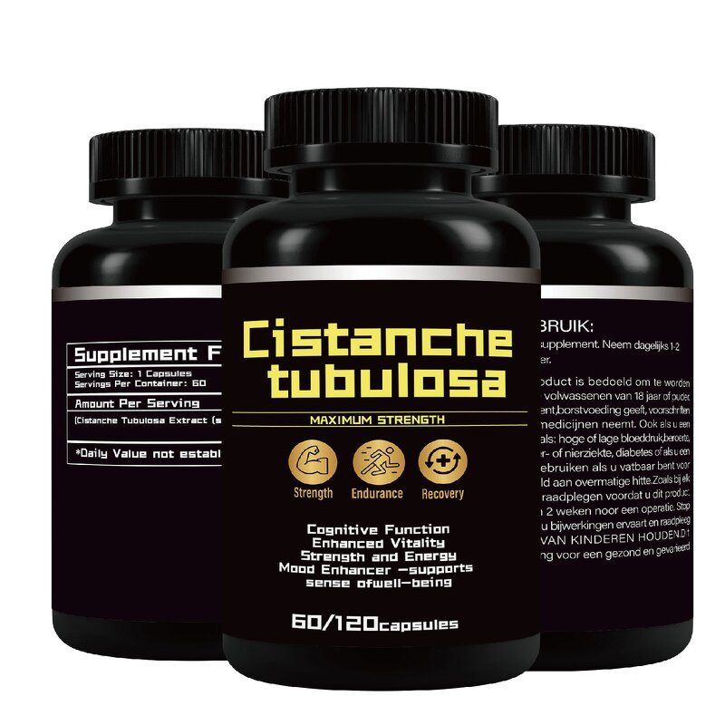Cistanche Extract Capsules Manufacturer - OEM Private Label Vegan 500mg Echinacoside