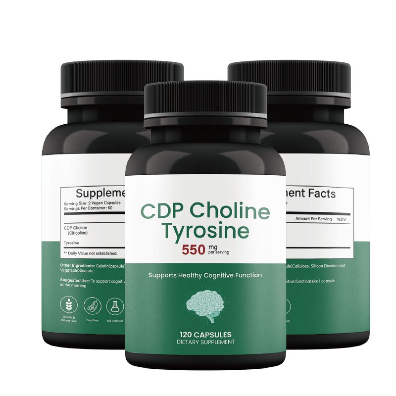 Citicoline Capsules Manufacturer - OEM Private Label 500mg for Brain Health