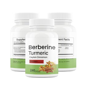 Berberine HCL Capsules Manufacturer - HUAQING OEM 1500mg with Cinnamon Turmeric