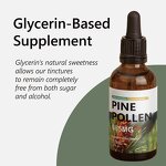 Pine Pollen Tincture Manufacturer - Natural Sugar Free Antioxidant Liquid