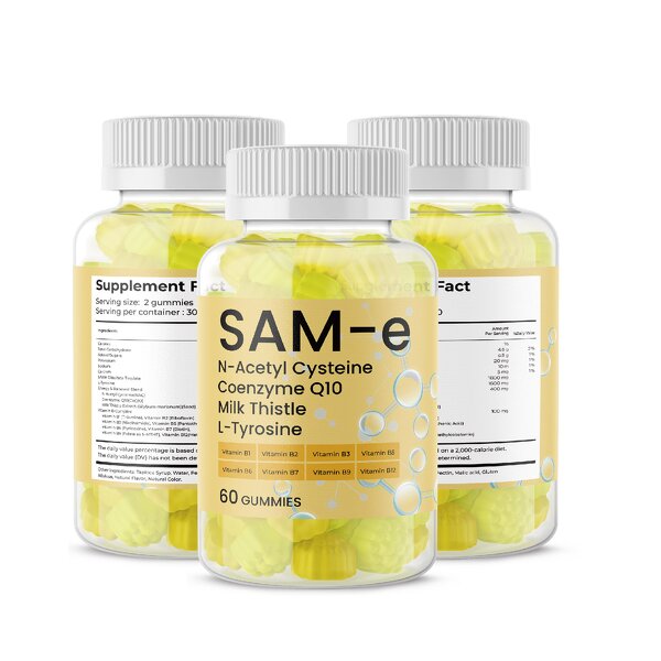 SAM-e Gummies Manufacturer - with L-Tyrosine B Complex & NAC CoQ10