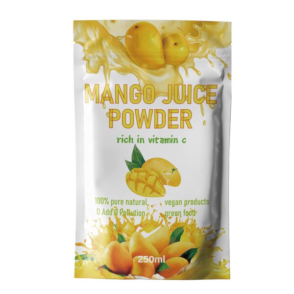 Fruit Juice Powder Manufacturer - OEM Custom Stand up Pouches for Mango