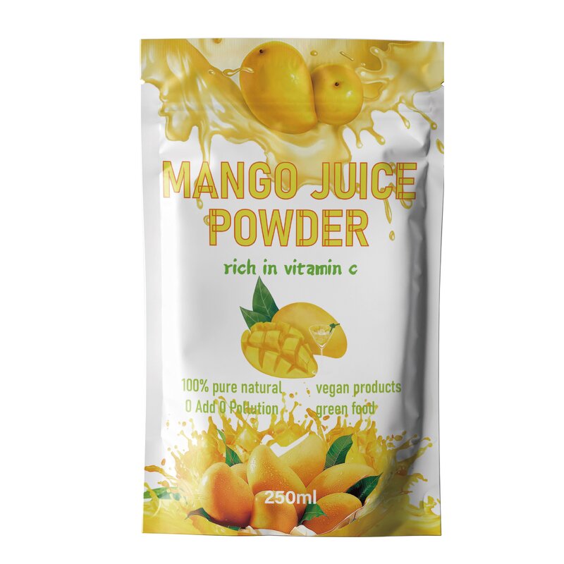 Fruit Juice Powder Manufacturer - OEM Custom Stand up Pouches for Mango