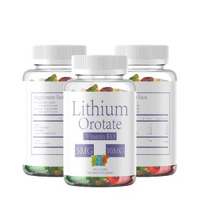 Lithium Orotate Gummies Manufacturer - OEM 5mg 10mg Sugar Free Vegan
