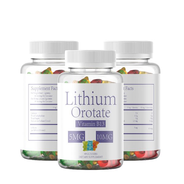 Lithium Orotate Gummies Manufacturer - OEM 5mg 10mg Sugar Free Vegan