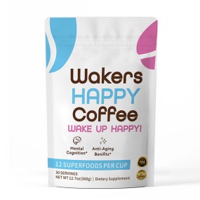 Factory Direct TK Amazon Cross-Border 360g Happy Coffee Powder for Adults