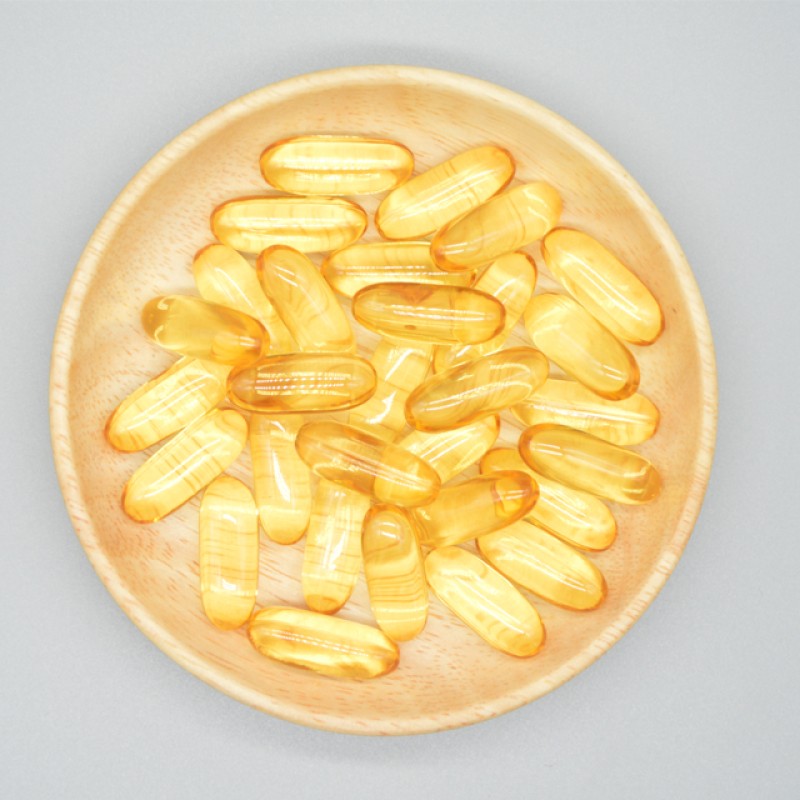 Private Label Fish Oil Omega-3 Softgels with EPA DHA Lemon Flavor Supplement