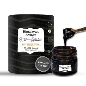 In Stock Food Grade Resin Shilajit with Bilberry Extract Vitamin OEM Brand