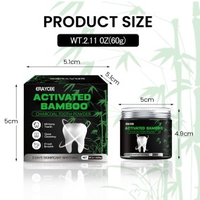 Teeth Whitening Powder Manufacturer - Herbal Charcoal Plaque Removal